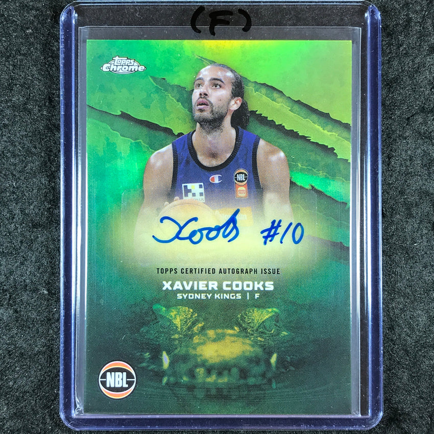 2024-25 Topps Chrome NBL XAVIER COOKS NBL Auto Refractor #XC (F)