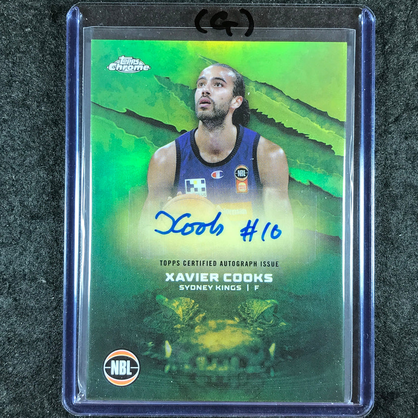 2024-25 Topps Chrome NBL XAVIER COOKS NBL Auto Refractor #XC (G)