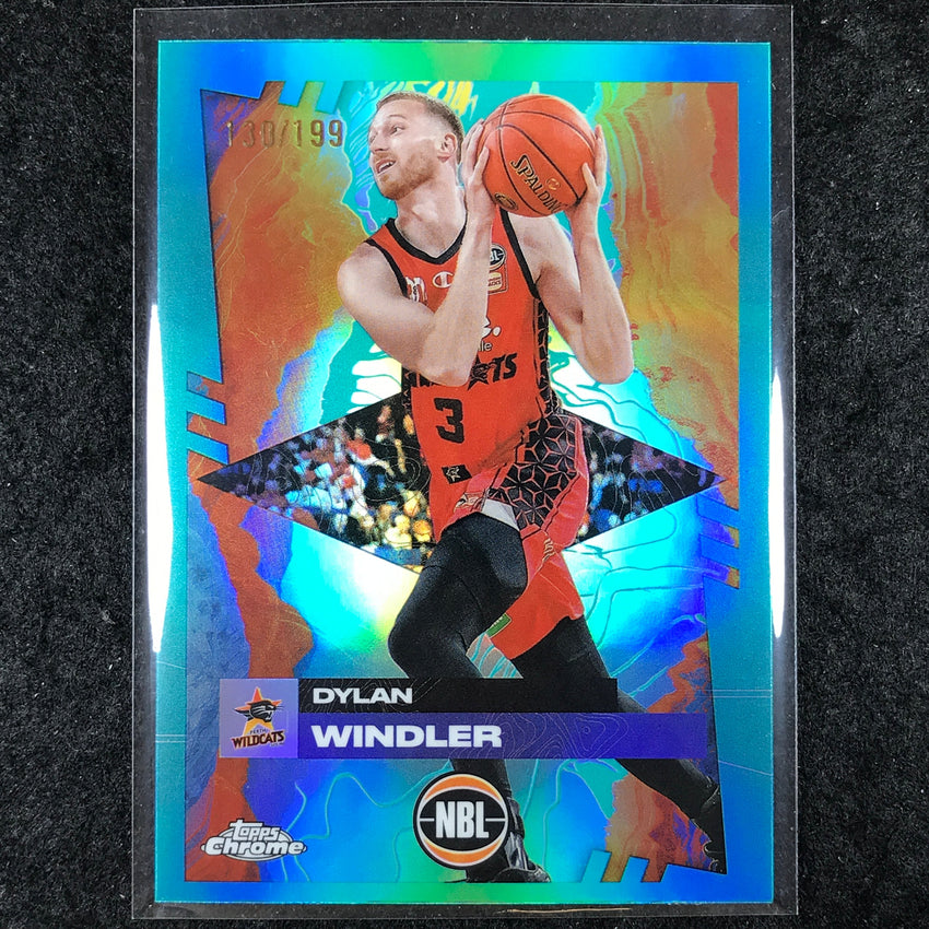 2024-25 Topps Chrome NBL DYLAN WINDLER Base Aqua /199 #64