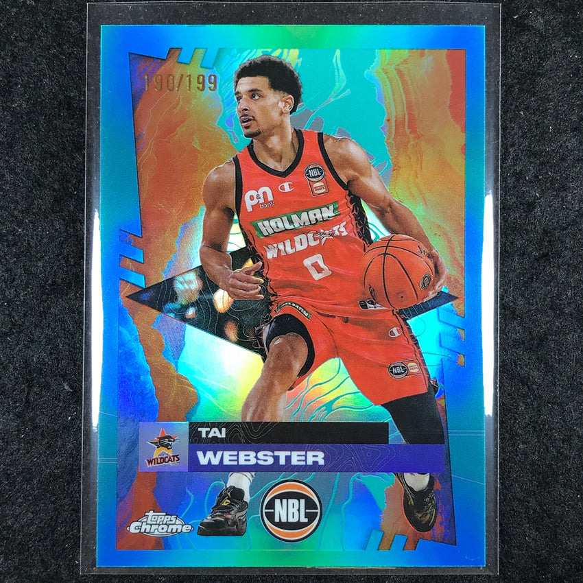 2024-25 Topps Chrome NBL TAI WEBSTER Base Aqua /199 #65