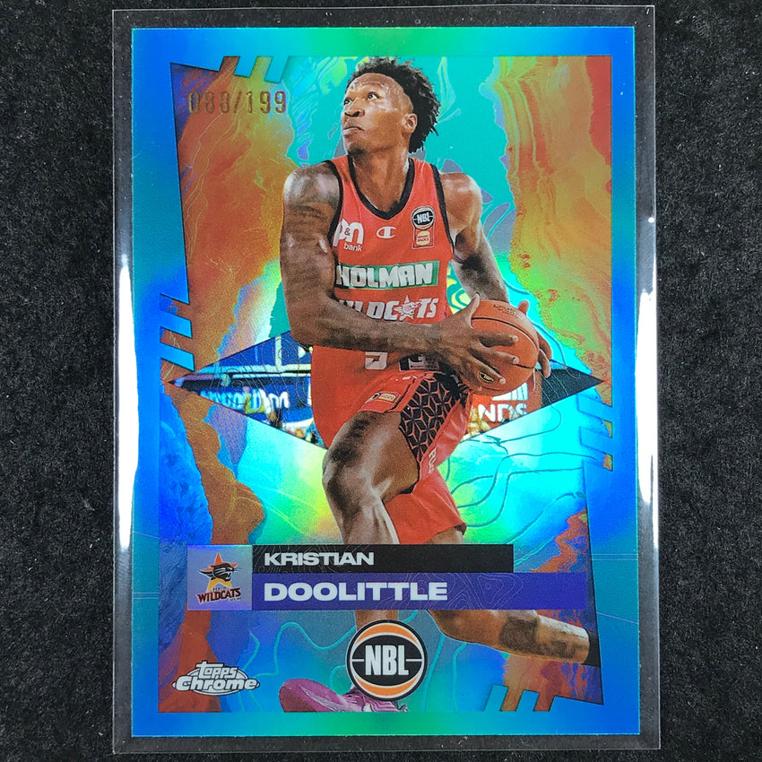 2024-25 Topps Chrome NBL KRISTIAN DOOLITTLE Base Aqua /199 #66