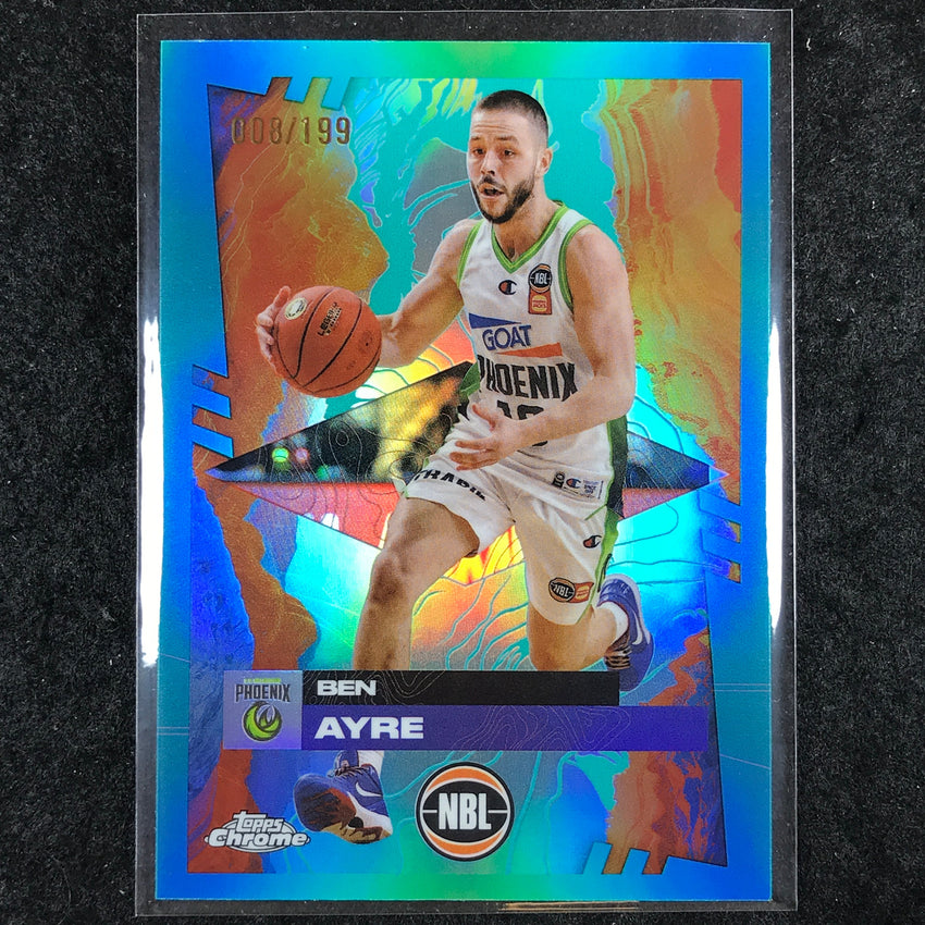 2024-25 Topps Chrome NBL BEN AYRE Base Aqua /199 #72