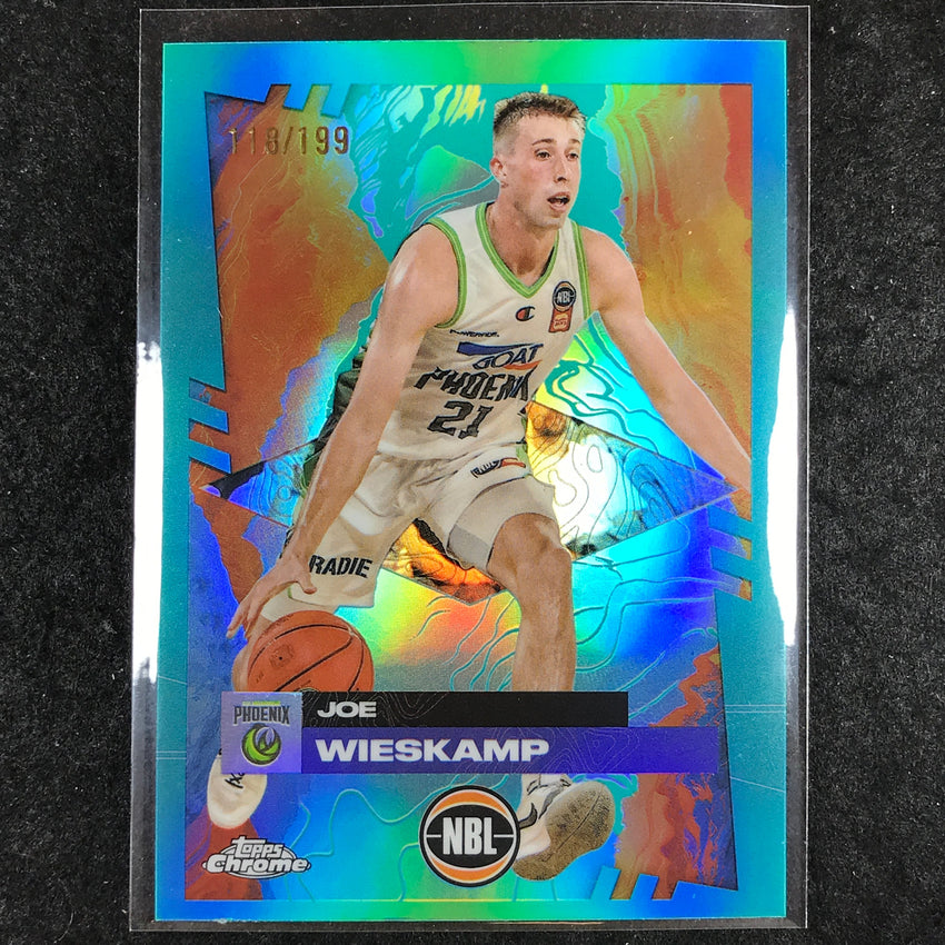 2024-25 Topps Chrome NBL JOE WIESKAMP Base Aqua /199 #74