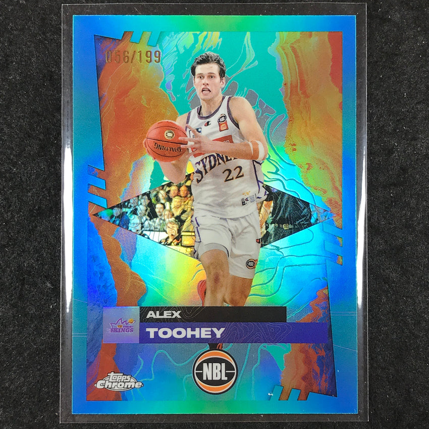 2024-25 Topps Chrome NBL ALEX TOOHEY Base Aqua /199 #81