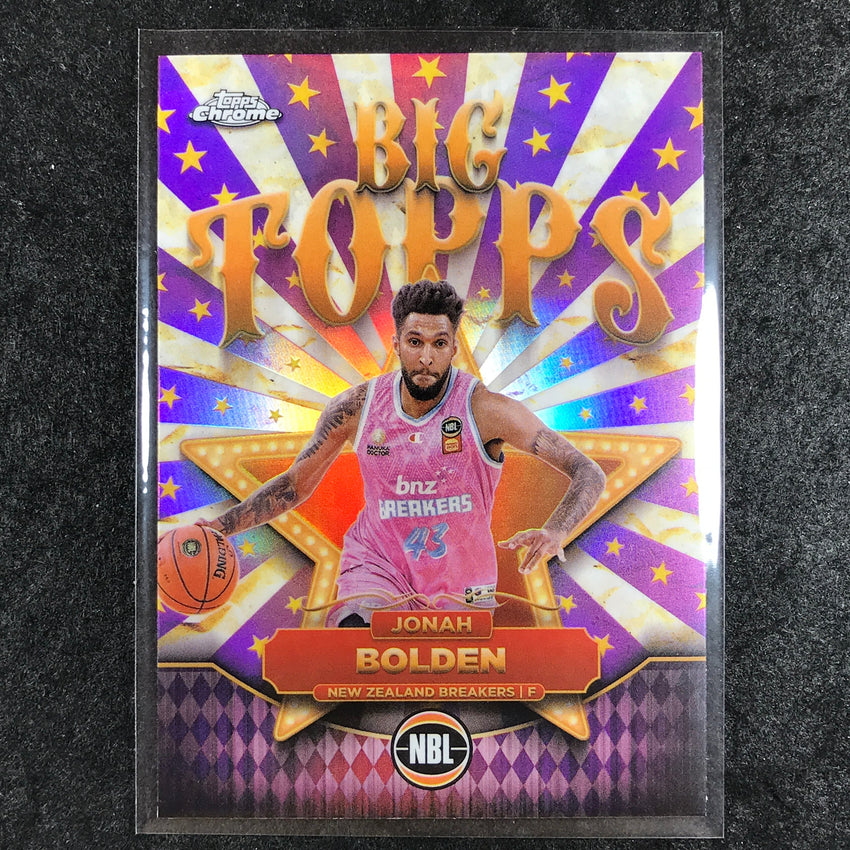 2024-25 Topps Chrome NBL JONAH BOLDEN Big Topps Refractor #16