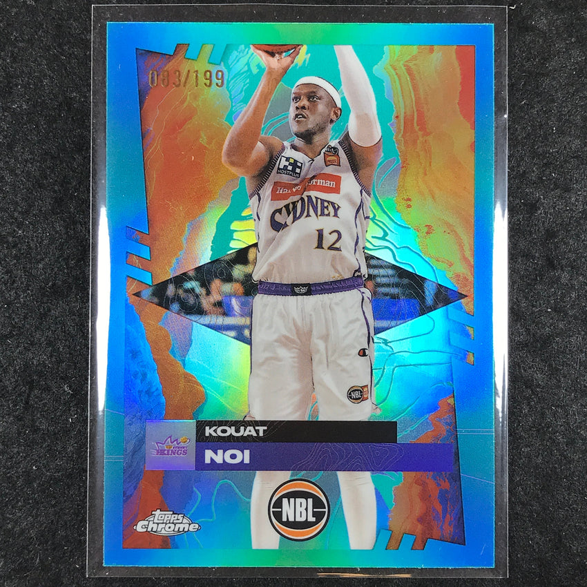2024-25 Topps Chrome NBL KOUAT NOI Base Aqua /199 #88