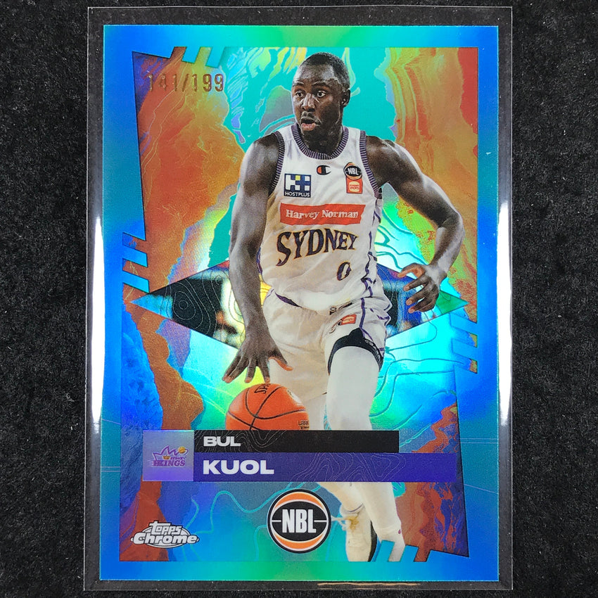 2024-25 Topps Chrome NBL BUL KUOL Base Aqua /199 #89