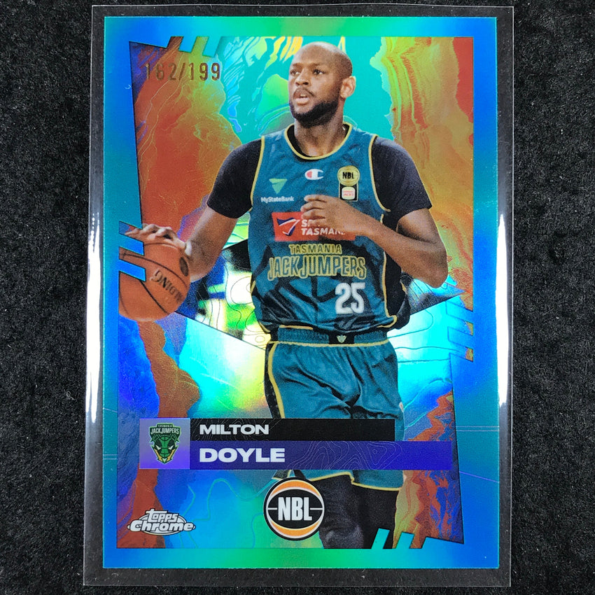 2024-25 Topps Chrome NBL MILTON DOYLE Base Aqua /199 #92
