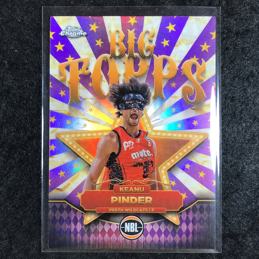 2024-25 Topps Chrome NBL KEANU PINDER Big Topps Refractor #17