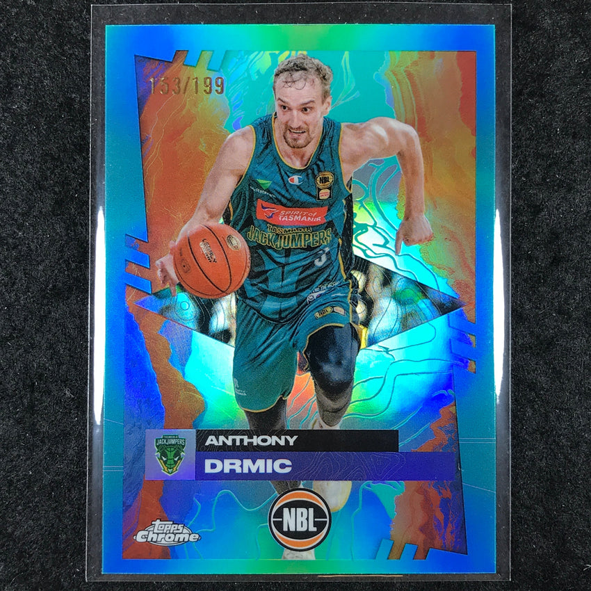 2024-25 Topps Chrome NBL ANTHONY DRMIC Base Aqua /199 #100