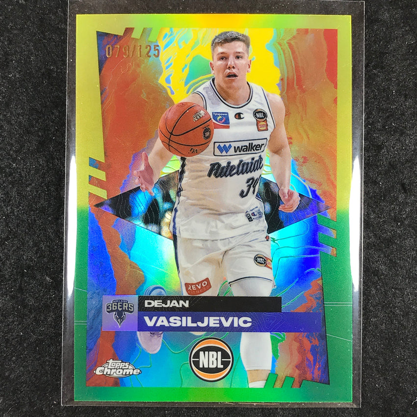 2024-25 Topps Chrome NBL DEJAN VASILJEVIC Base Golden Wattle /125 #1