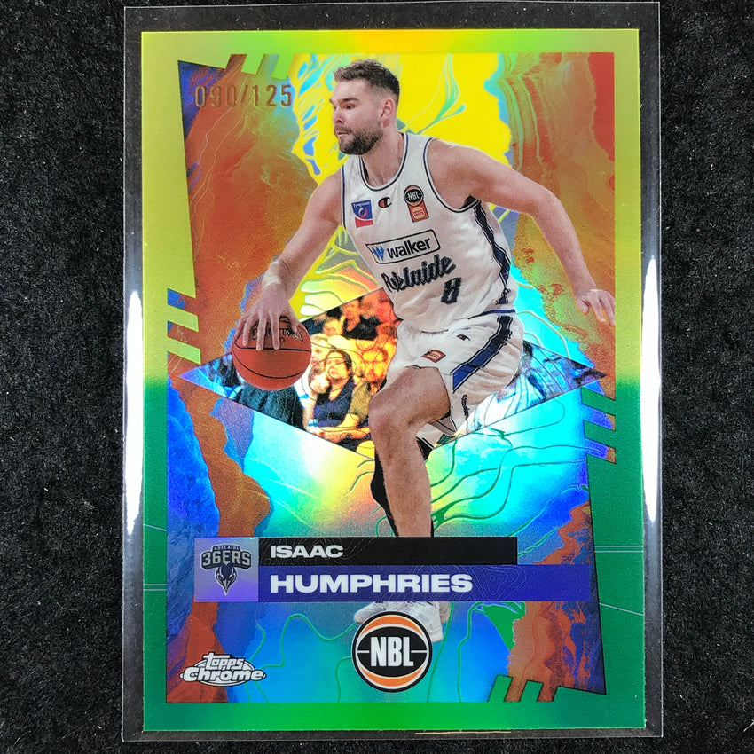 2024-25 Topps Chrome NBL ISAAC HUMPHRIES Base Golden Wattle /125 #3