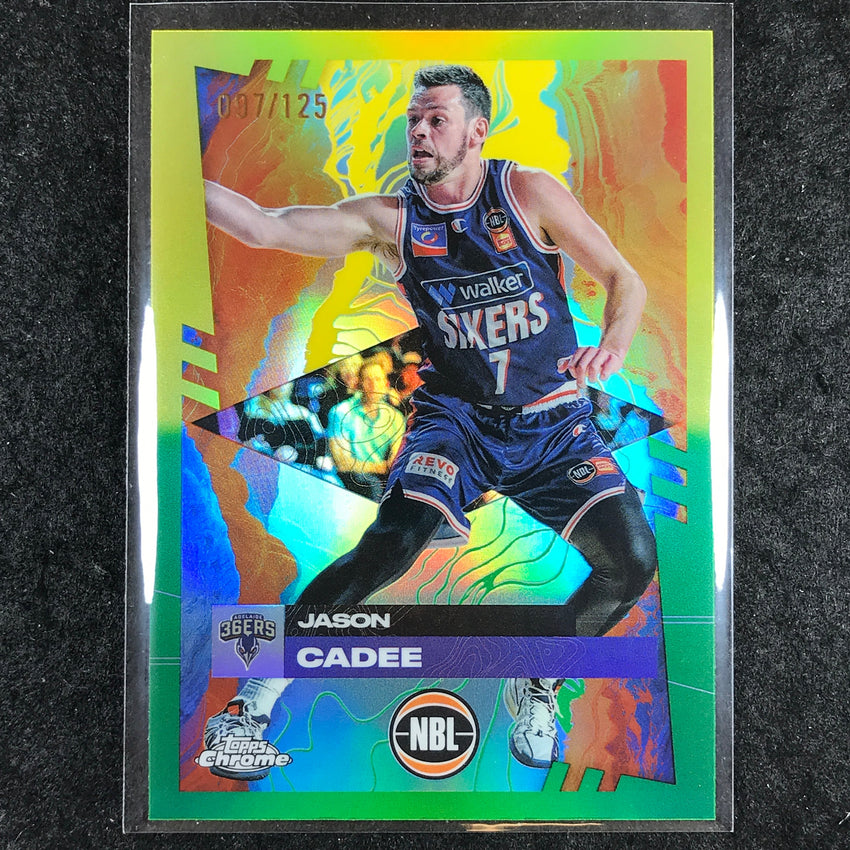 2024-25 Topps Chrome NBL JASON CADEE Base Golden Wattle /125 #4