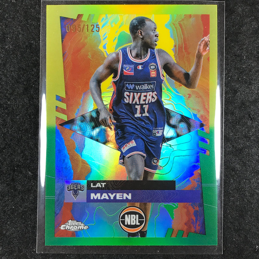 2024-25 Topps Chrome NBL LAT MAYEN Base Golden Wattle /125 #7