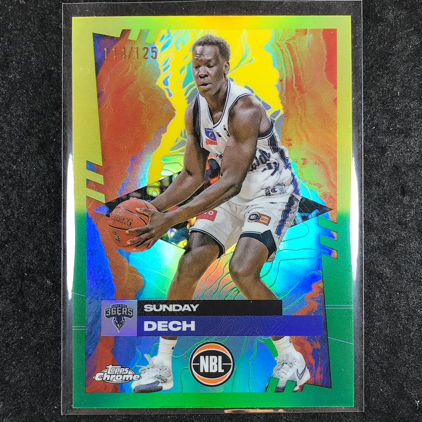 2024-25 Topps Chrome NBL SUNDAY DECH Base Golden Wattle /125 #10