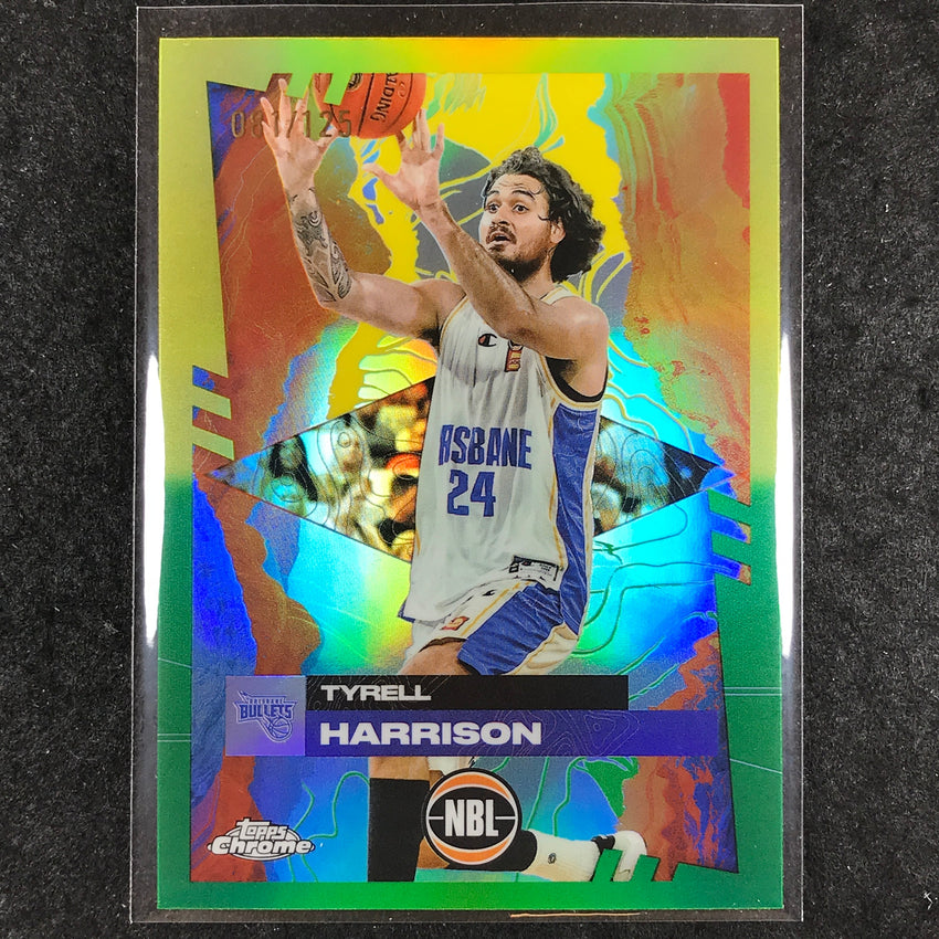 2024-25 Topps Chrome NBL TYRELL HARRISON Base Golden Wattle /125 #13