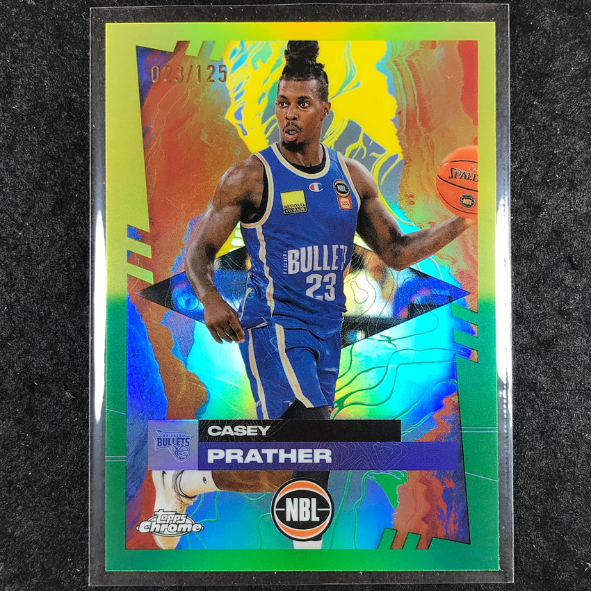 2024-25 Topps Chrome NBL CASEY PRATHER Base Golden Wattle /125 #15