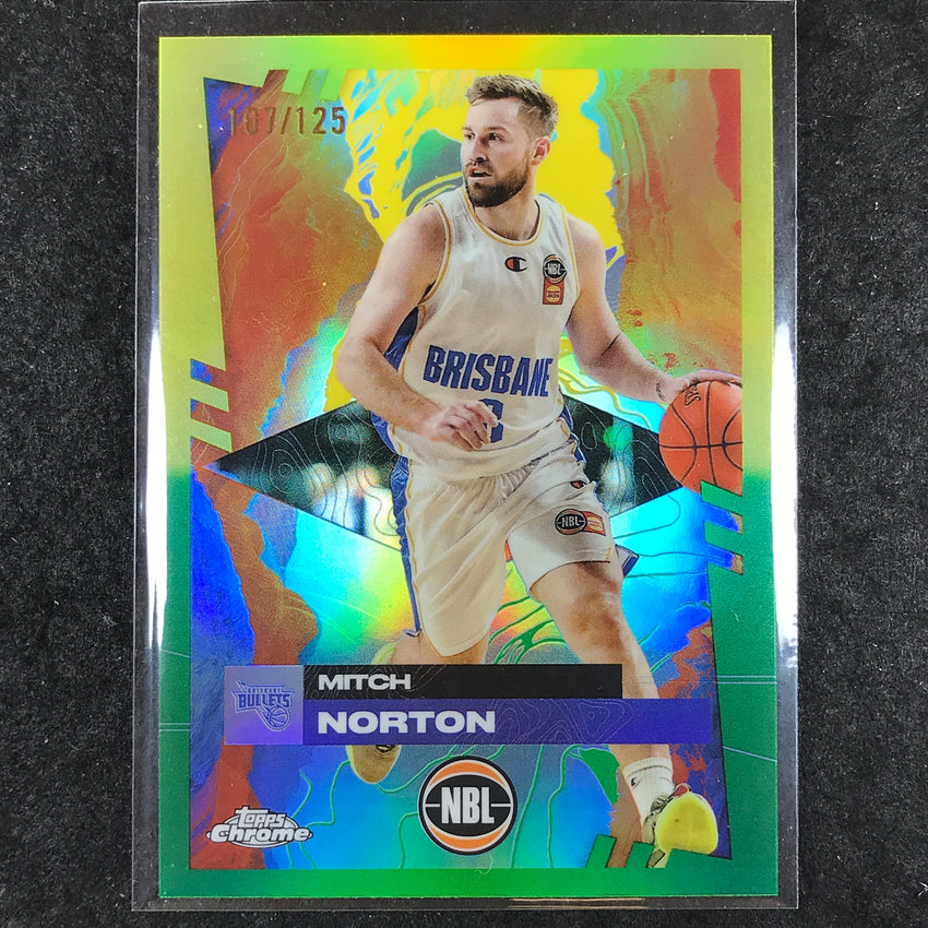 2024-25 Topps Chrome NBL MITCH NORTON Base Golden Wattle /125 #16