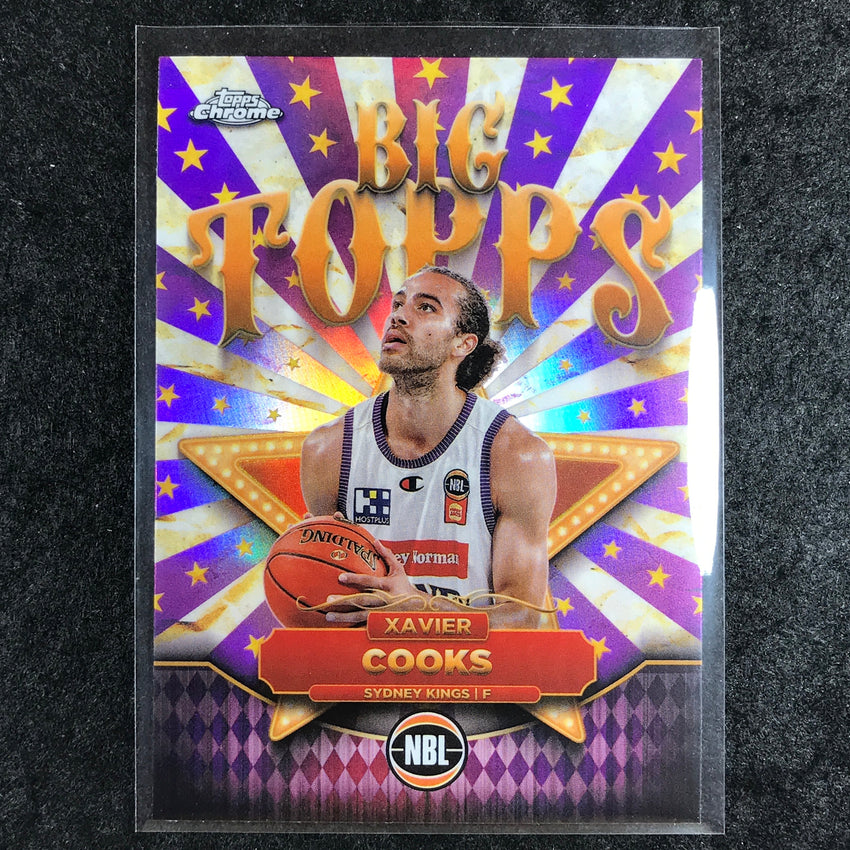 2024-25 Topps Chrome NBL XAVIER COOKS Big Topps Refractor #19