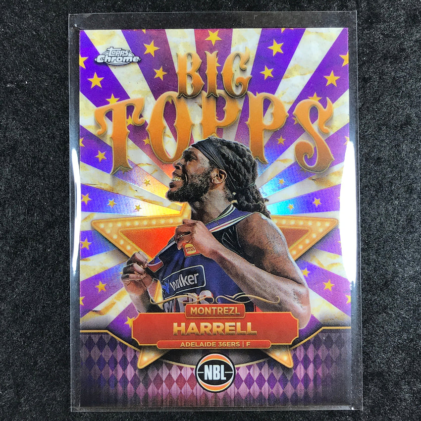 2024-25 Topps Chrome NBL MONTREZL HARRELL Big Topps Refractor #1