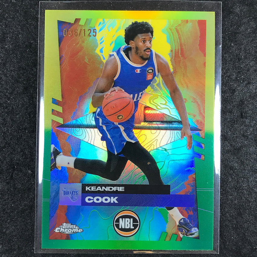 2024-25 Topps Chrome NBL KEANDRE COOK Base Golden Wattle /125 #20