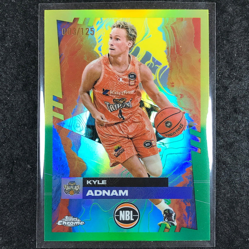 2024-25 Topps Chrome NBL KYLE ADNAM Base Golden Wattle /125 #26