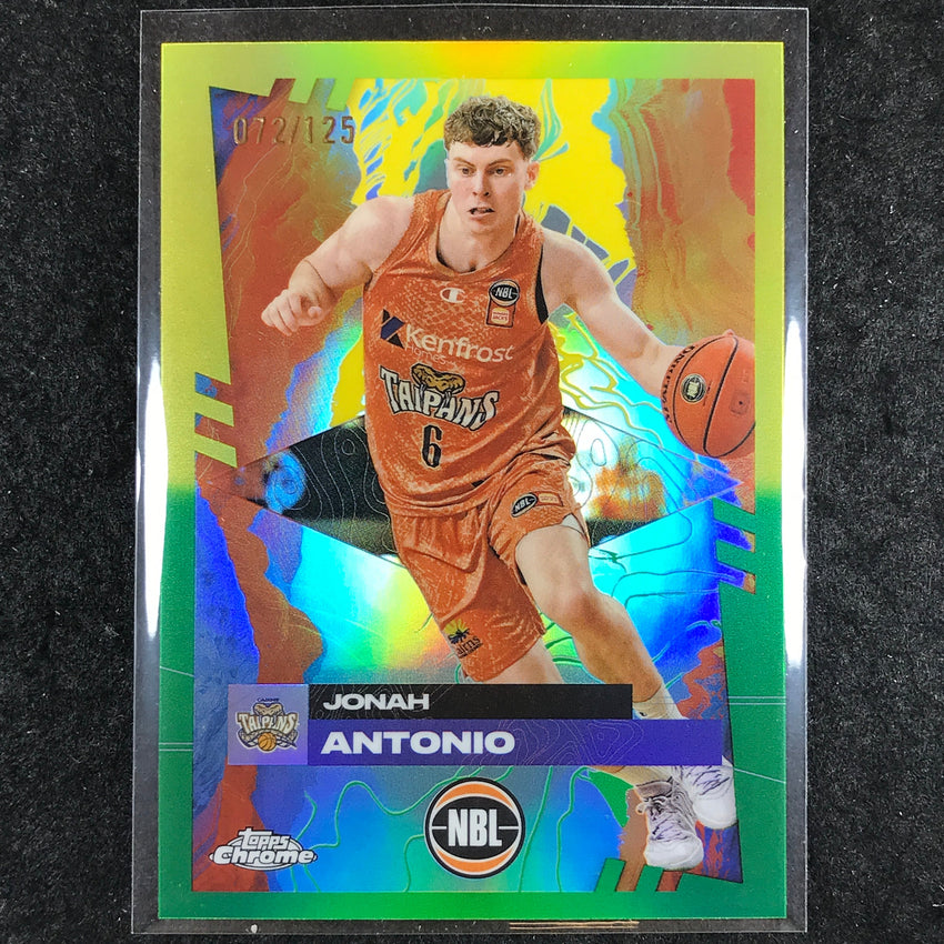 2024-25 Topps Chrome NBL JONAH ANTONIO Base Golden Wattle /125 #30
