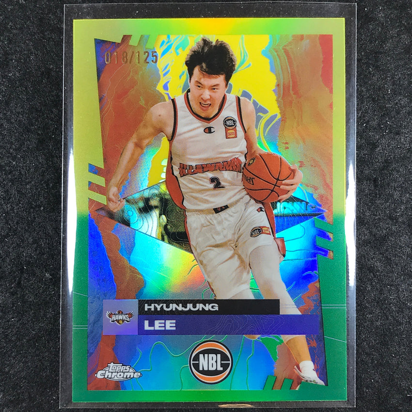2024-25 Topps Chrome NBL HYUNJUNG LEE Base Golden Wattle /125 #32
