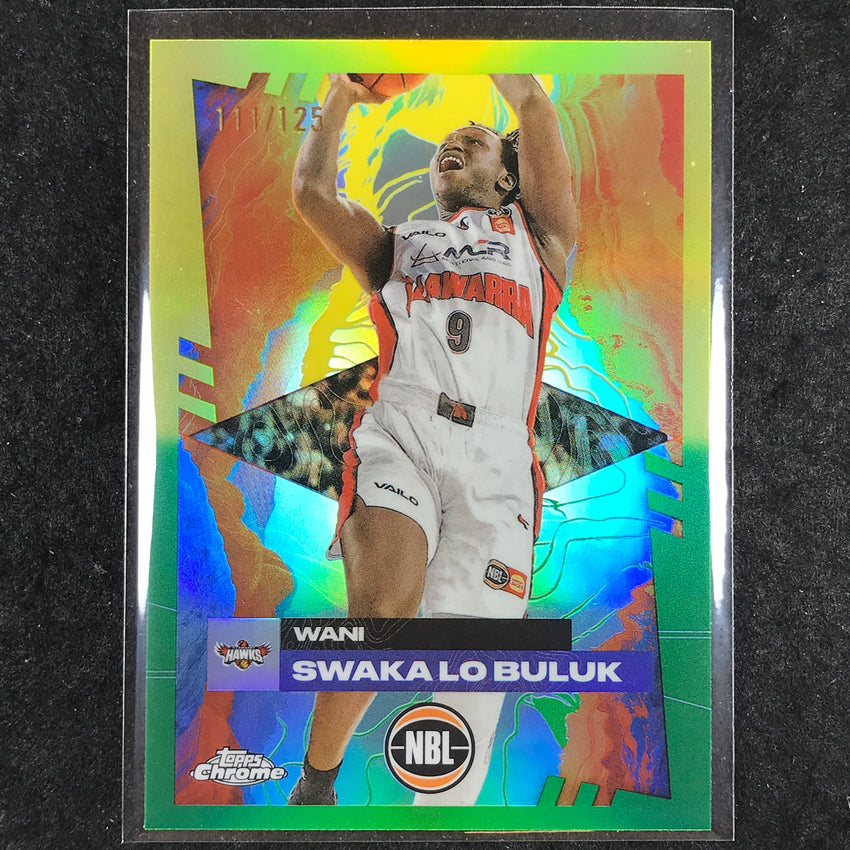 2024-25 Topps Chrome NBL WANI SWAKA LO BULUK Base Golden Wattle /125 #39