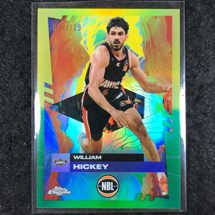 2024-25 Topps Chrome NBL WILLIAM HICKEY Base Golden Wattle /125 #40