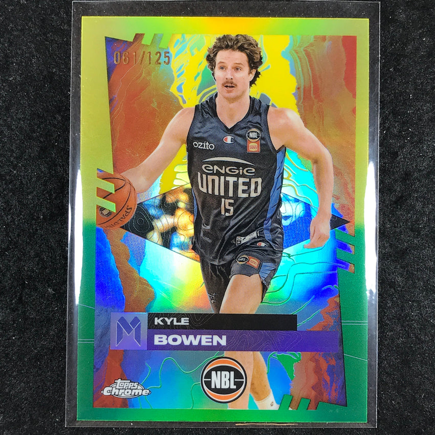 2024-25 Topps Chrome NBL KYLE BOWEN Base Golden Wattle /125 #44