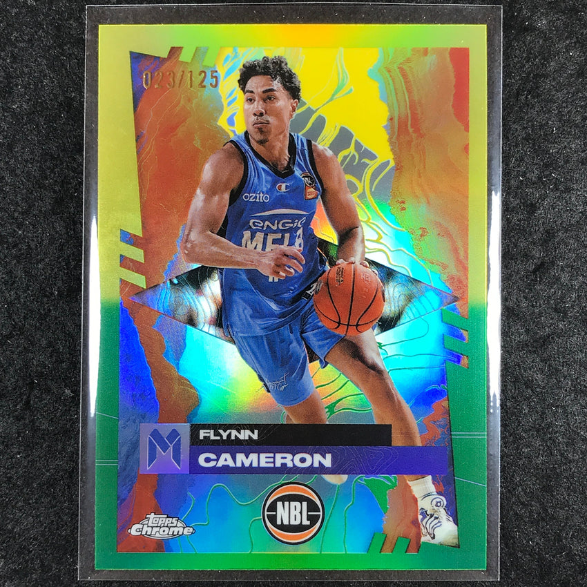 2024-25 Topps Chrome NBL FLYNN CAMERON Base Golden Wattle /125 #45
