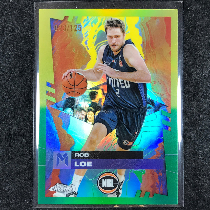 2024-25 Topps Chrome NBL ROB LOE Base Golden Wattle /125 #49