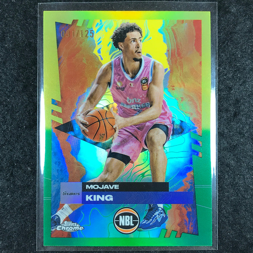 2024-25 Topps Chrome NBL MOJAVE KING Base Golden Wattle /125 #53