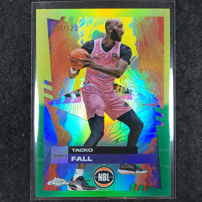 2024-25 Topps Chrome NBL TACKO FALL Base Golden Wattle /125 #57