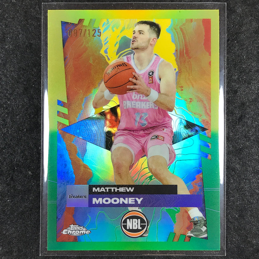 2024-25 Topps Chrome NBL MATTHEW MOONEY Base Golden Wattle /125 #59