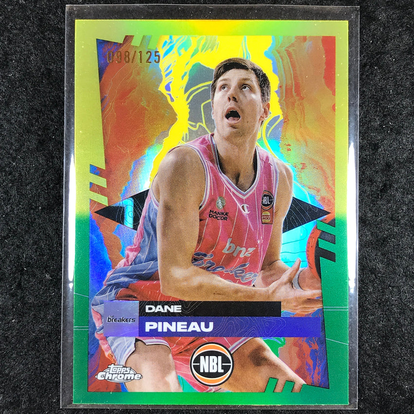 2024-25 Topps Chrome NBL DANE PINEAU Base Golden Wattle /125 #60