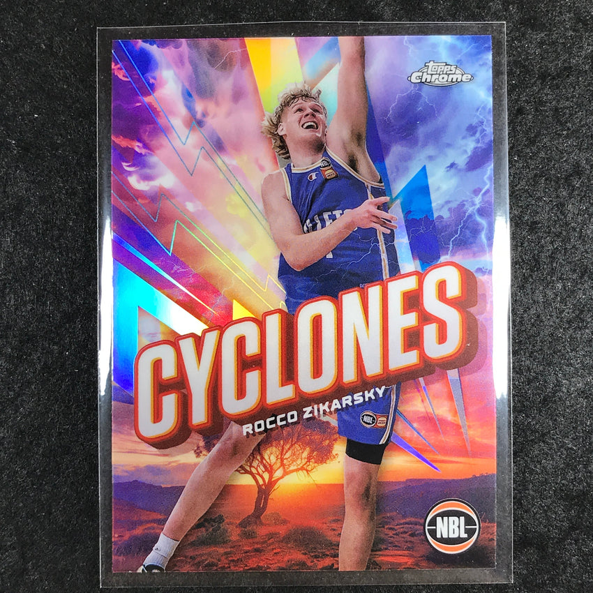2024-25 Topps Chrome NBL ROCCO ZIKARSKY Cyclones Refractor #3