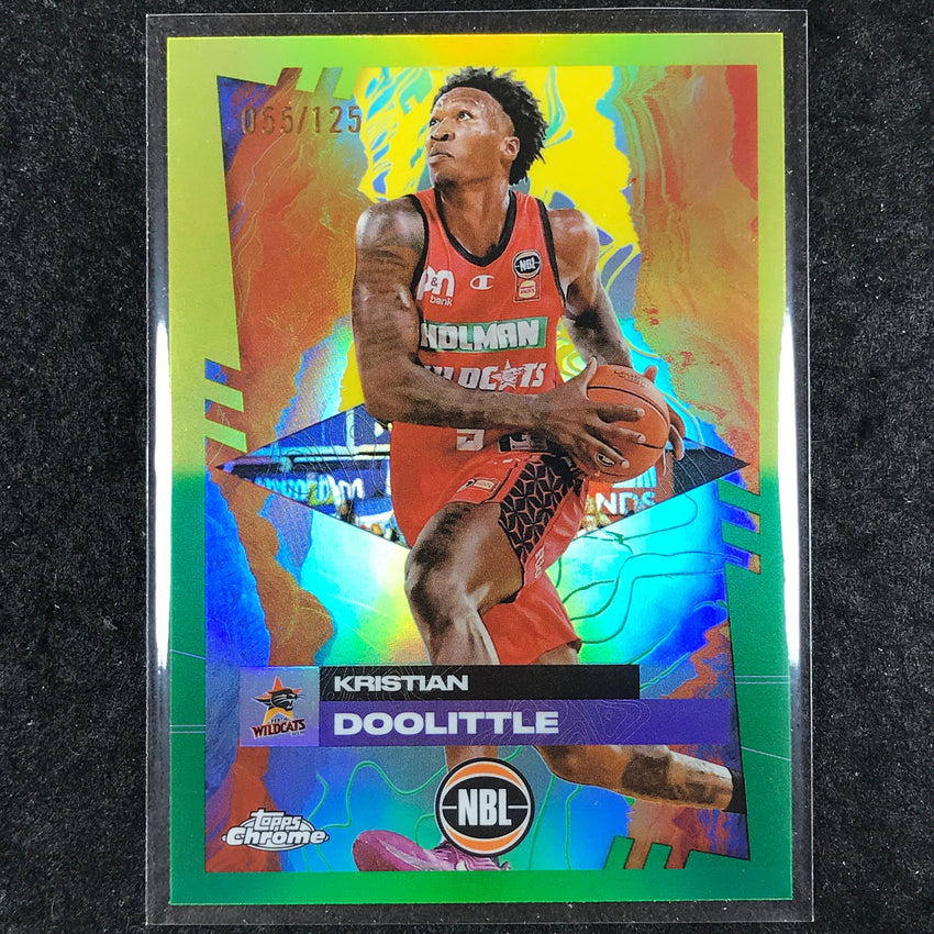 2024-25 Topps Chrome NBL KRISTIAN DOOLITTLE Base Golden Wattle /125 #66