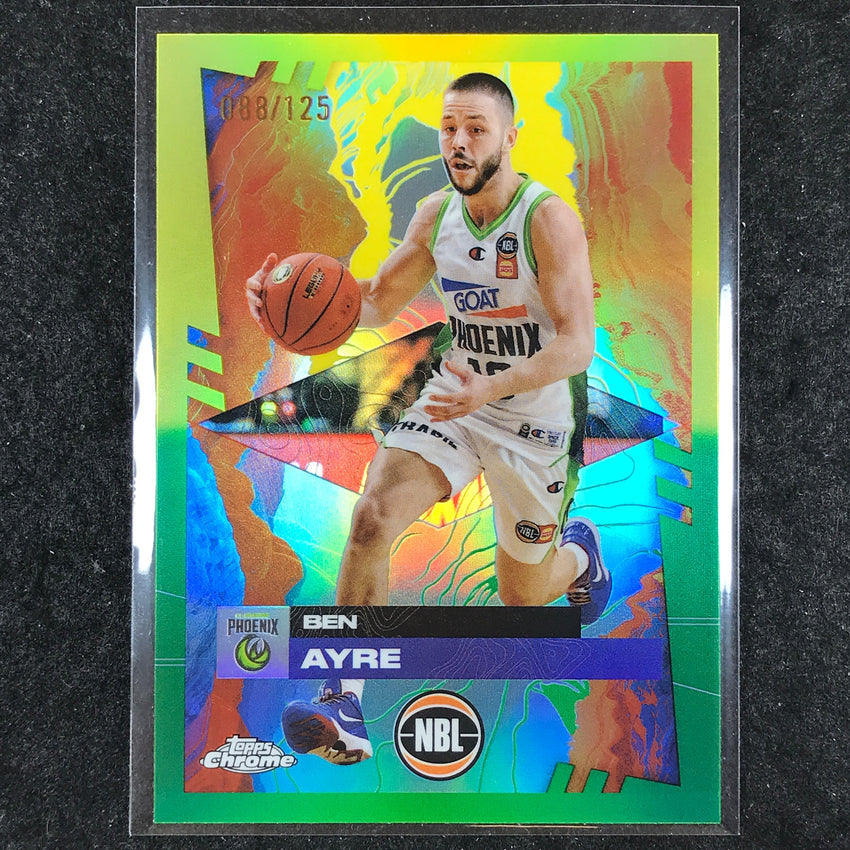 2024-25 Topps Chrome NBL BEN AYRE Base Golden Wattle /125 #72