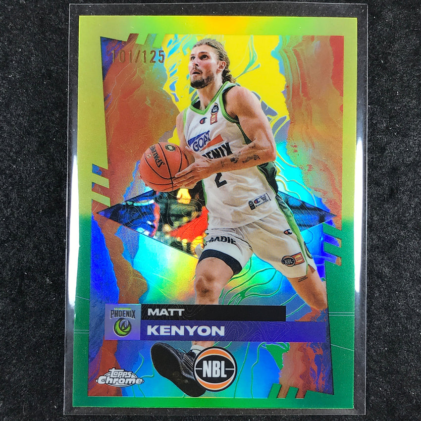 2024-25 Topps Chrome NBL MATT KENYON Base Golden Wattle /125 #77