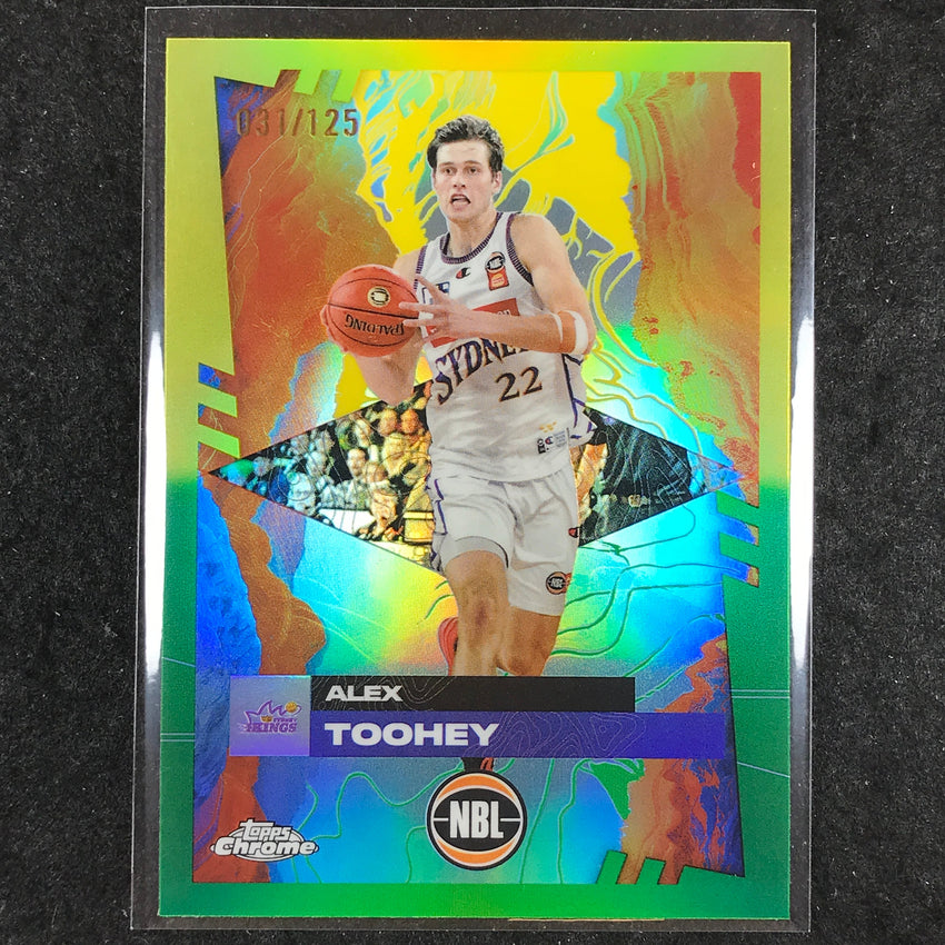 2024-25 Topps Chrome NBL ALEX TOOHEY Base Golden Wattle /125 #81