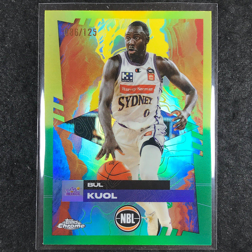 2024-25 Topps Chrome NBL BUL KUOL Base Golden Wattle /125 #89