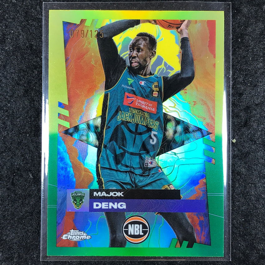 2024-25 Topps Chrome NBL MAJOK DENG Base Golden Wattle /125 #96