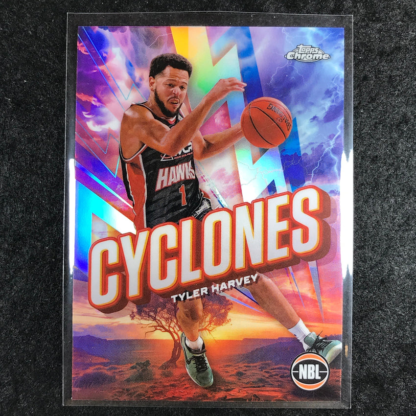 2024-25 Topps Chrome NBL TYLER HARVEY Cyclones Refractor #8