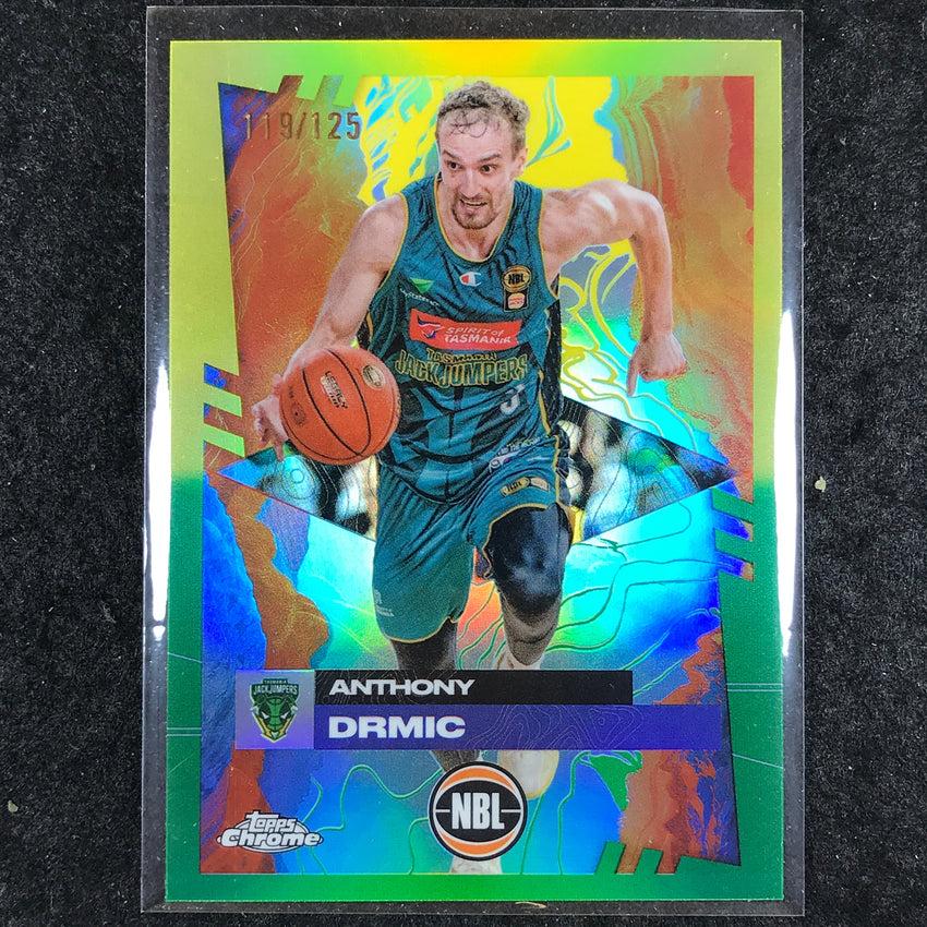 2024-25 Topps Chrome NBL ANTHONY DRMIC Base Golden Wattle /125 #100