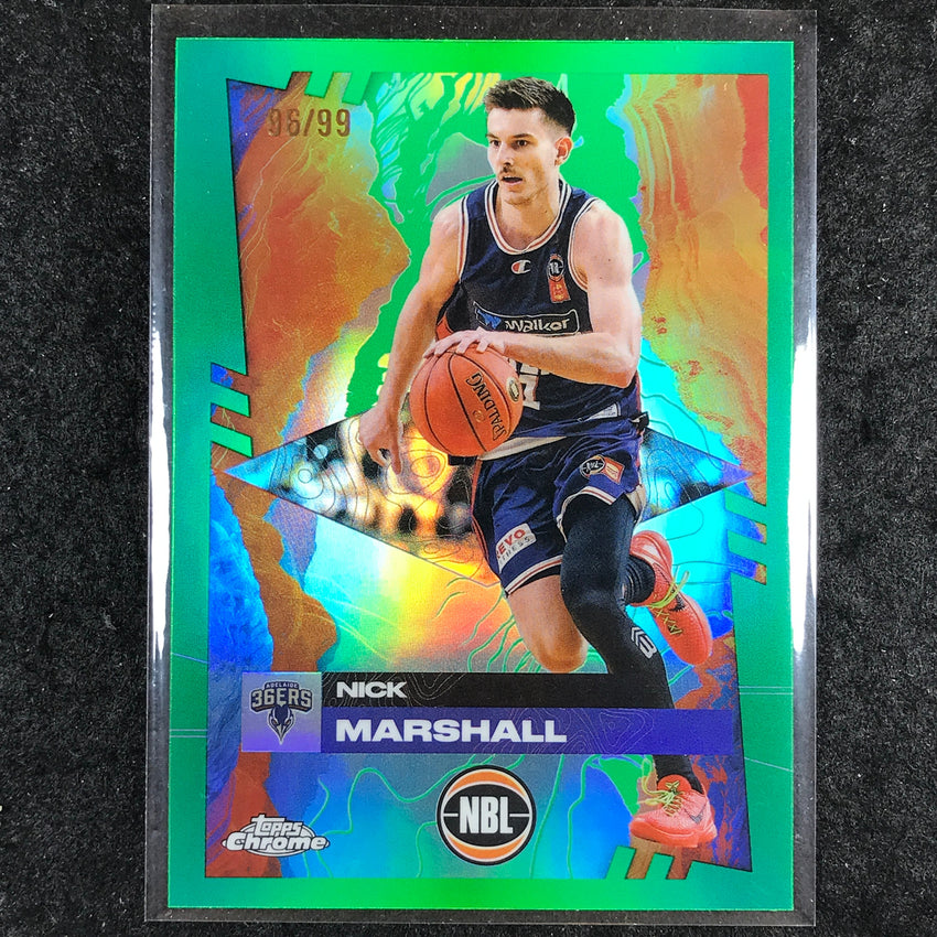 2024-25 Topps Chrome NBL NICK MARSHALL Base Green 96/99 #2