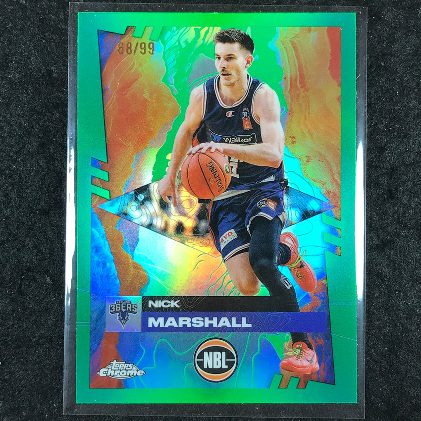 2024-25 Topps Chrome NBL NICK MARSHALL Base Green 68/99 #2