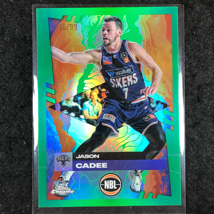 2024-25 Topps Chrome NBL JASON CADEE Base Green 36/99 #4