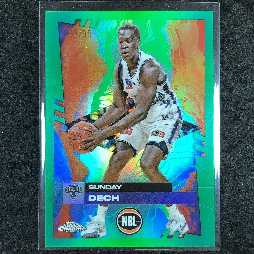 2024-25 Topps Chrome NBL SUNDAY DECH Base Green 47/99 #10